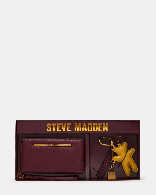 ZIPPY WRISTLET AND BAG CHARMS BLOODSTONE sold by Steve Madden