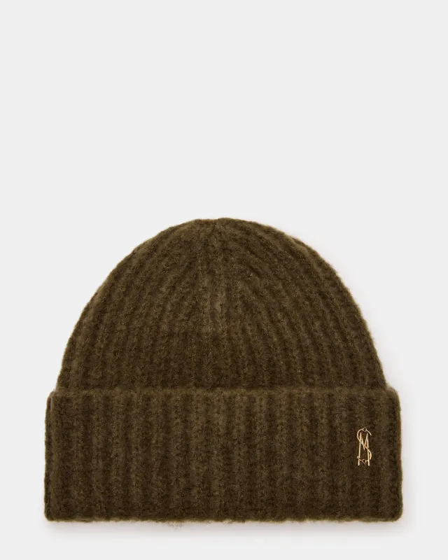 LOGO BEANIE GRAPE LEAF made by Steve Madden
