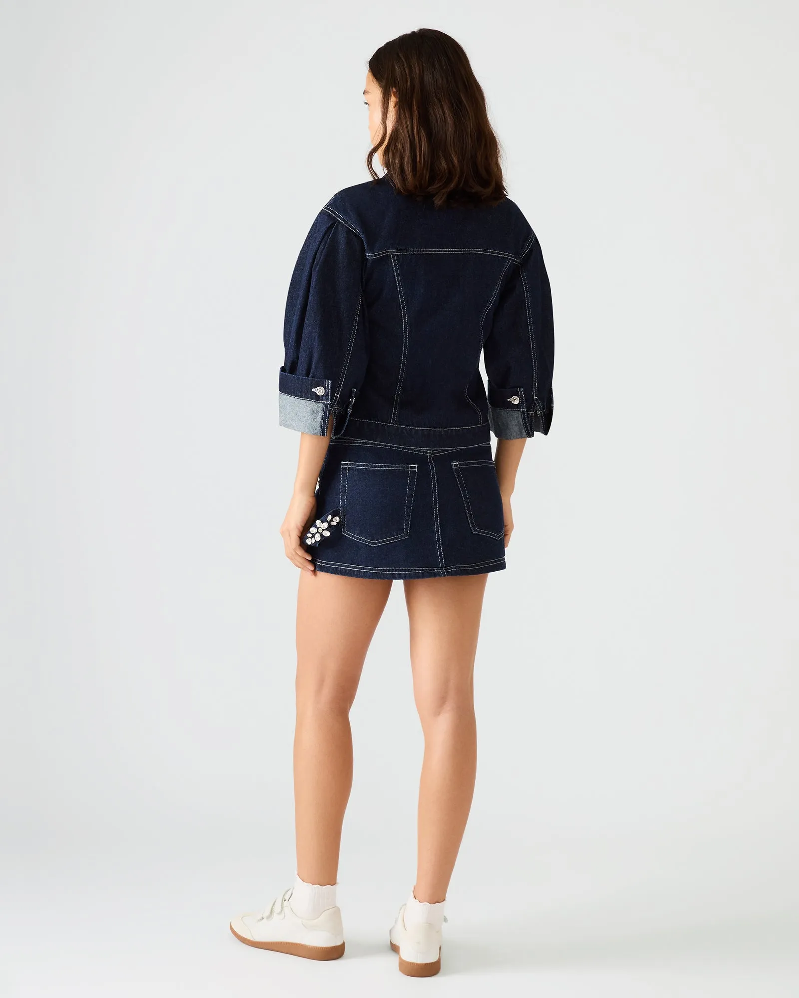 BRIELLIA SKIRT BIJOU BLUE sold by Steve Madden product image thumbnail 4