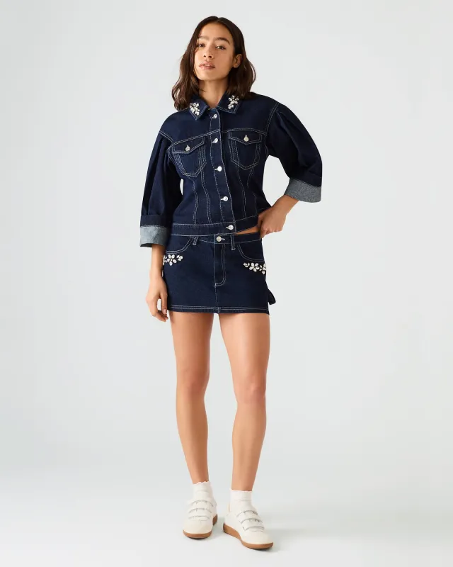 BRIELLIA SKIRT BIJOU BLUE sold by Steve Madden