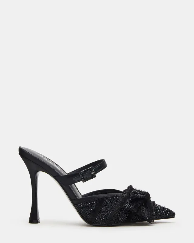 BAYLIN BLACK SATIN RHINESTONES sold by Steve Madden