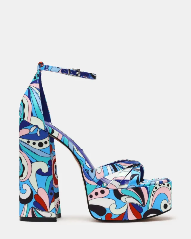 RETRO BLUE PRINT sold by Steve Madden