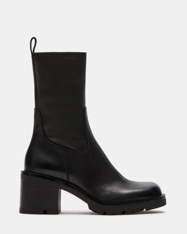 NALA BLACK LEATHER - SM REBOOTED sold by Steve Madden