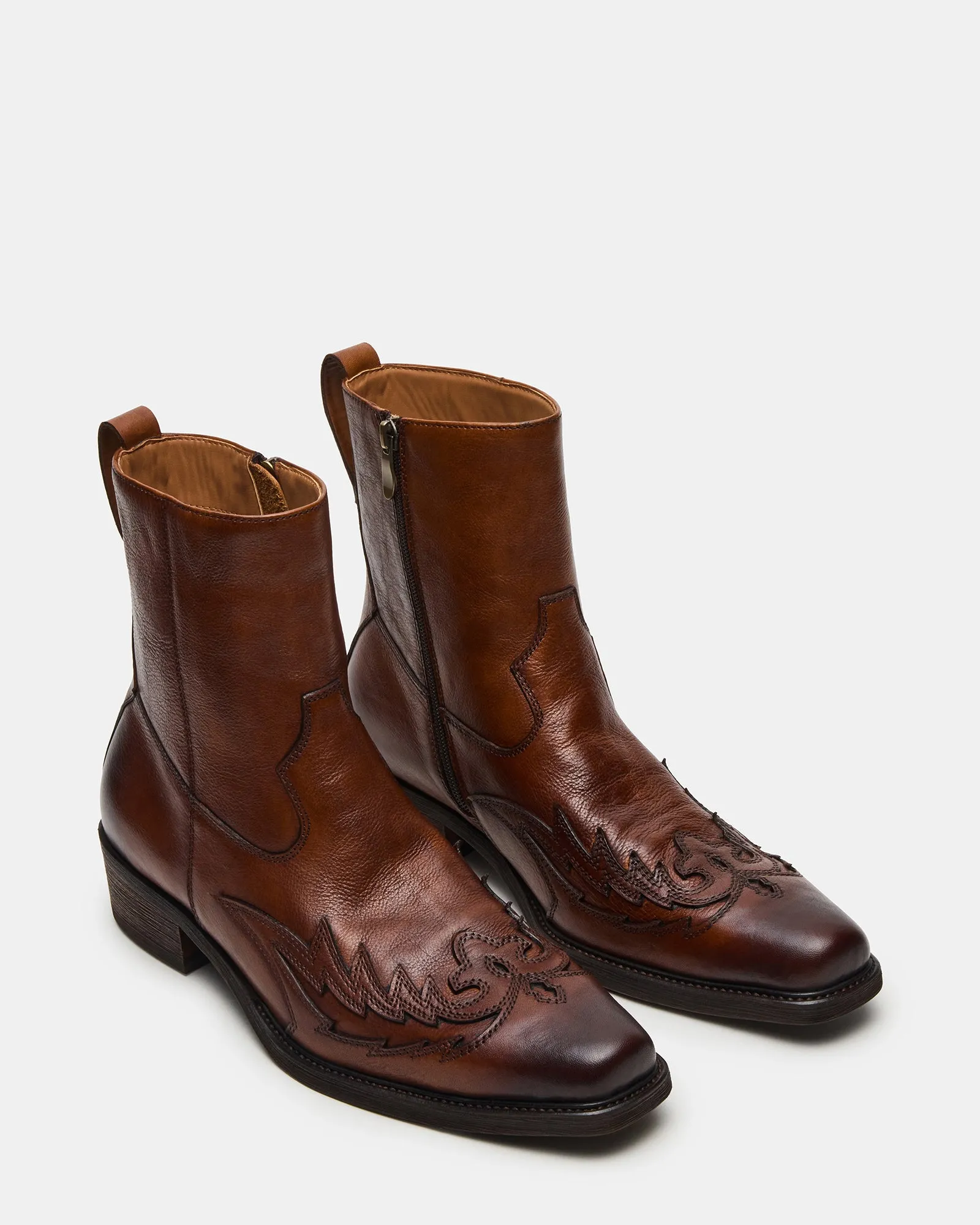 SANTANA BROWN LEATHER sold by Steve Madden product image thumbnail 2