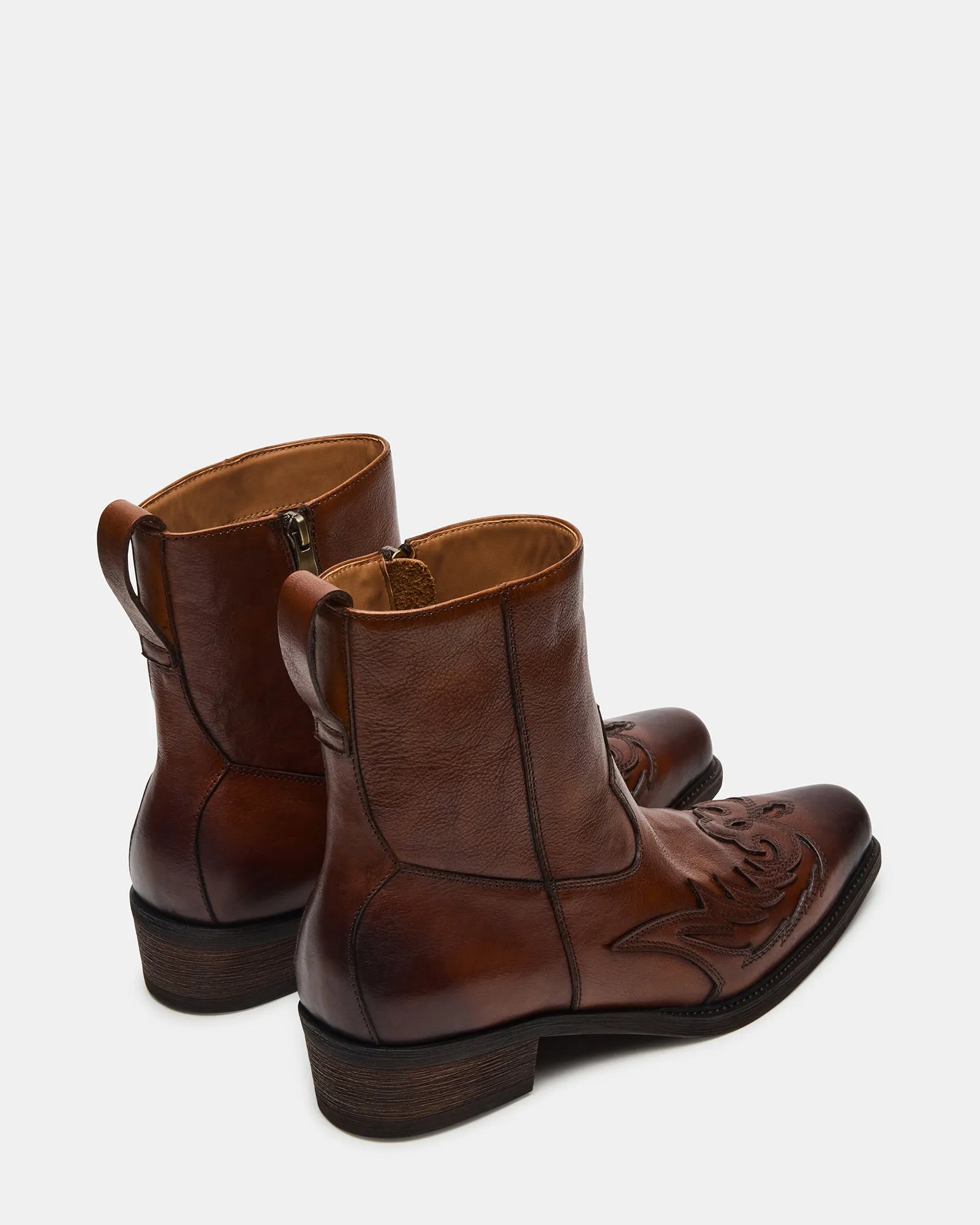 SANTANA BROWN LEATHER sold by Steve Madden product image thumbnail 5