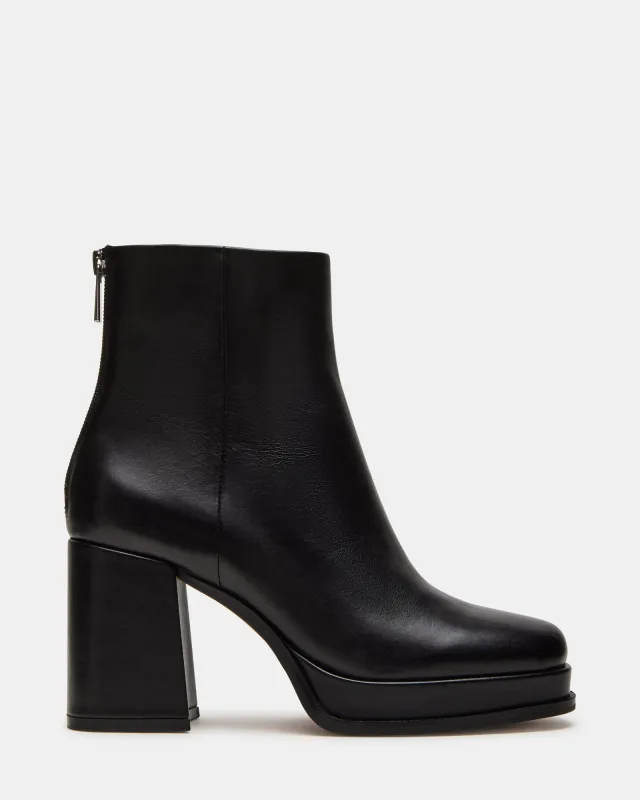 MAXIE BLACK LEATHER - SM REBOOTED sold by Steve Madden