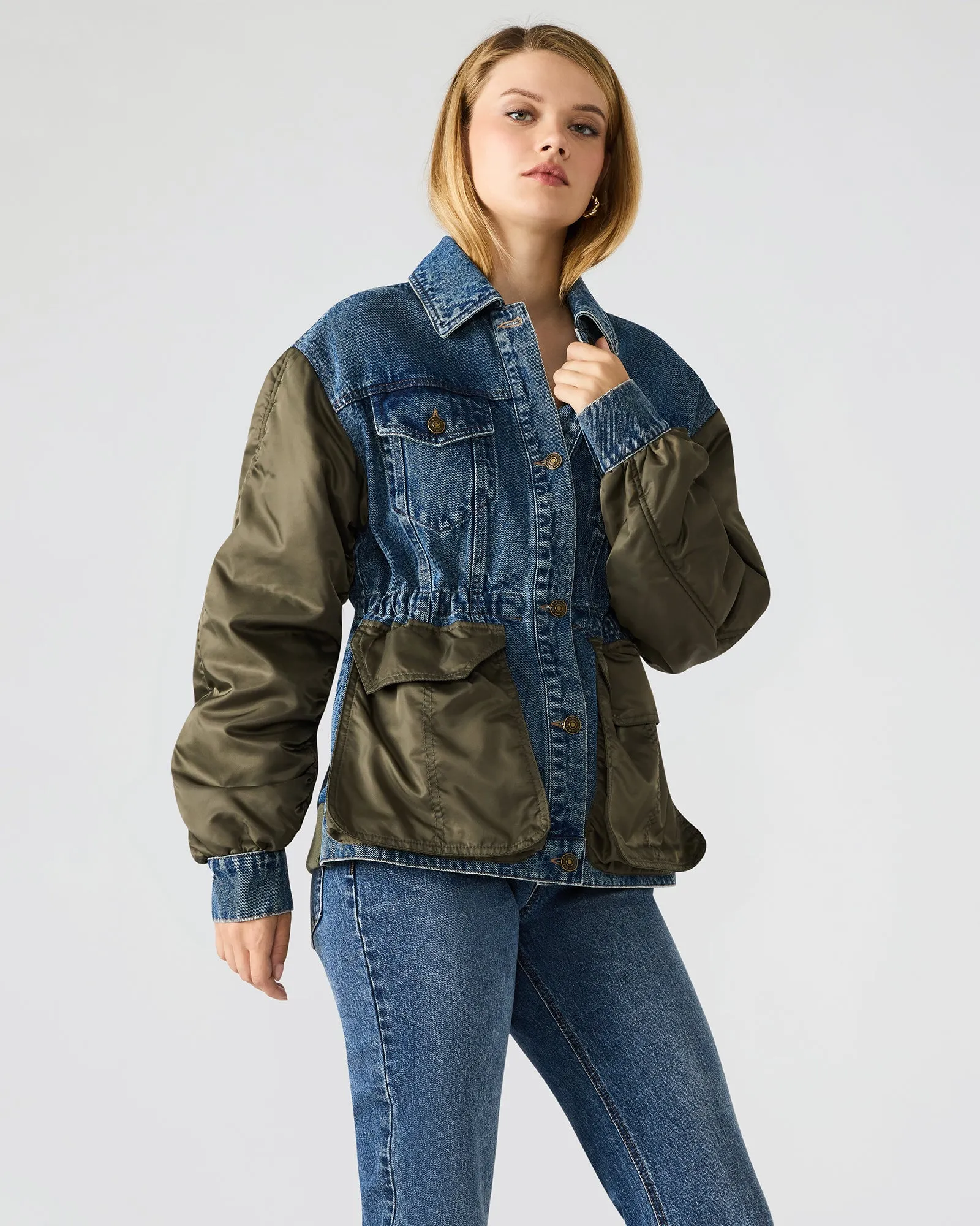 JOIE JACKET DARK NAVY sold by Steve Madden product image thumbnail 3