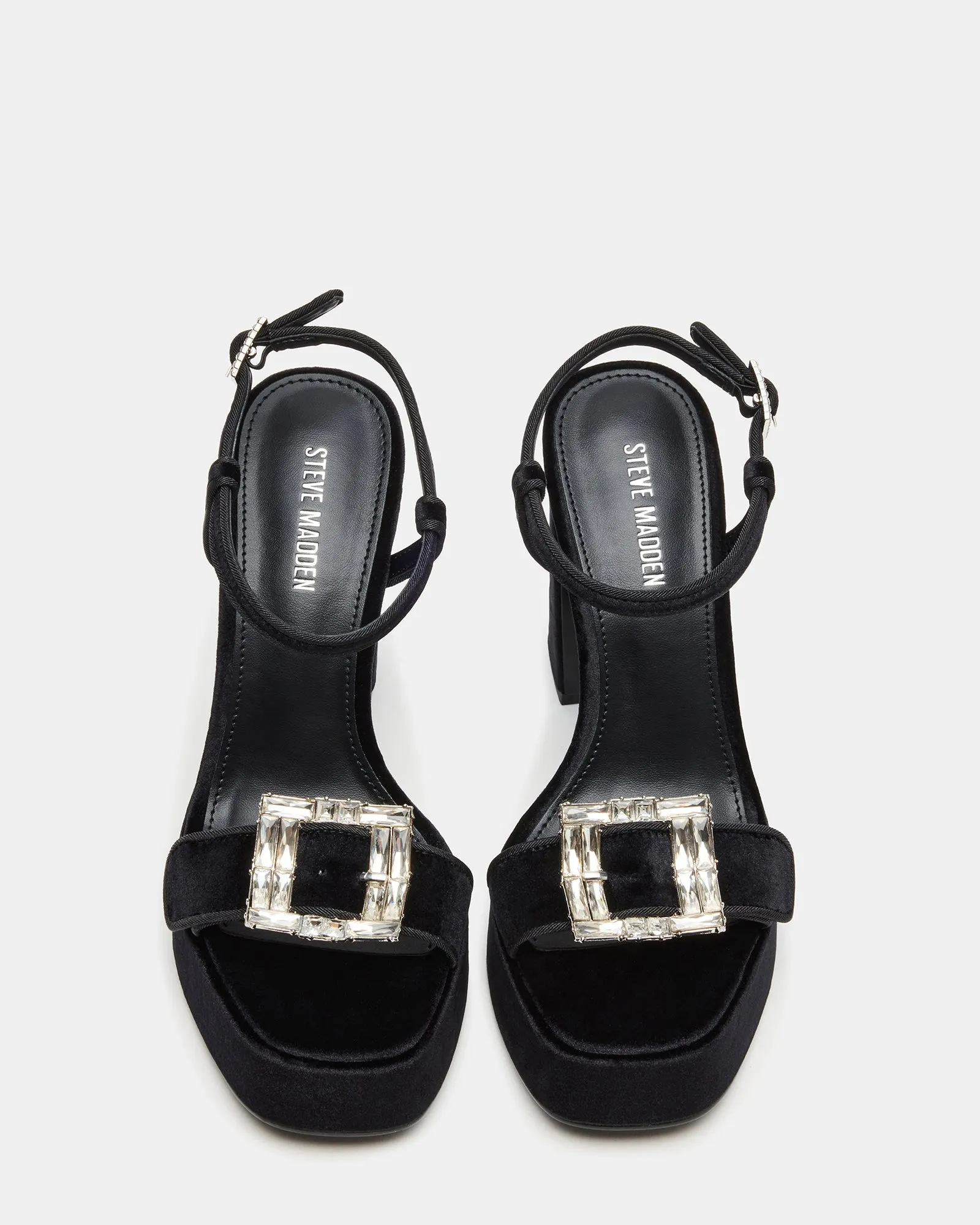 LIANDRA BUCKLE BLACK VELVET sold by Steve Madden product image thumbnail 4