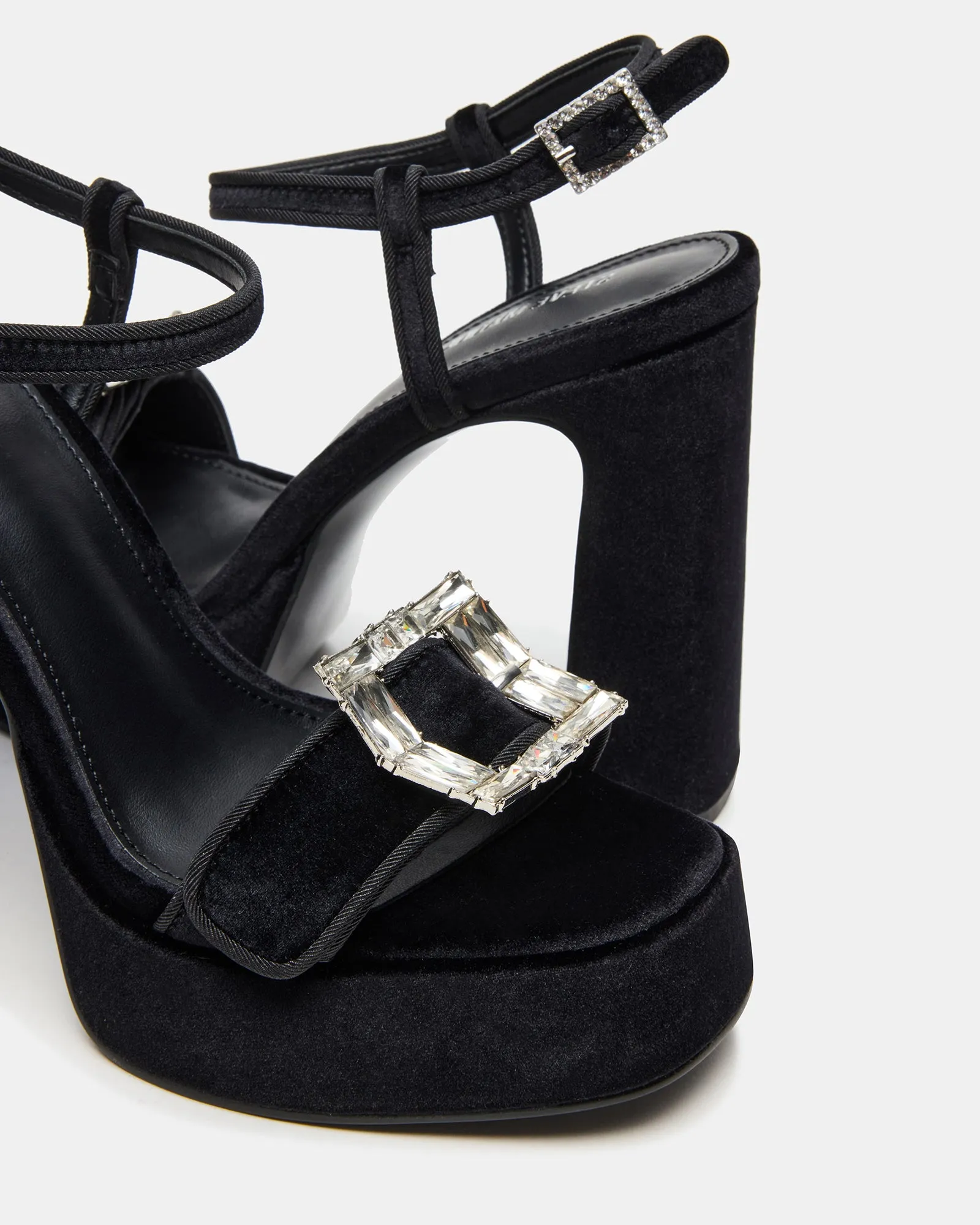 LIANDRA BUCKLE BLACK VELVET sold by Steve Madden product image thumbnail 3
