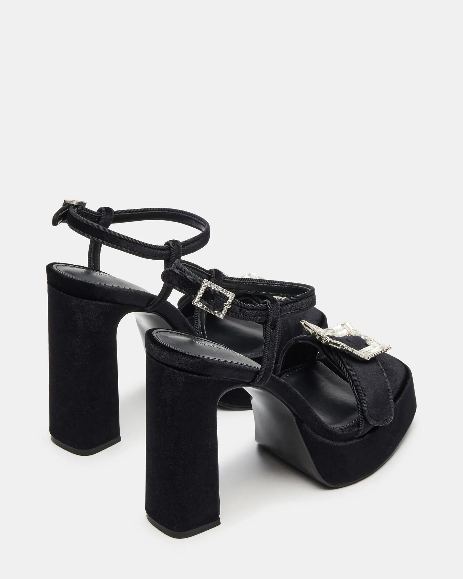 LIANDRA BUCKLE BLACK VELVET sold by Steve Madden product image thumbnail 5