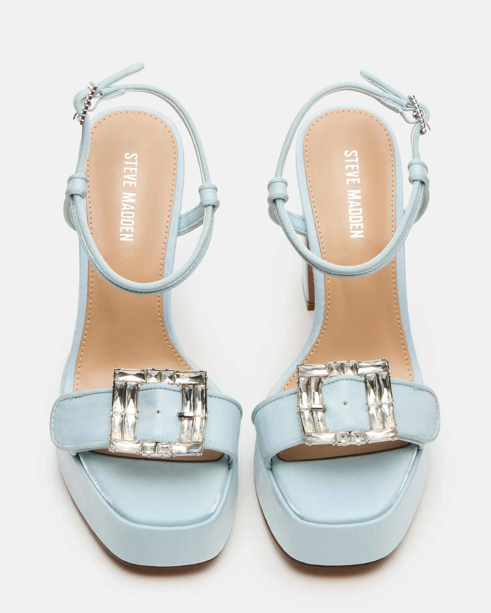 LIANDRA BUCKLE BLUE SATIN sold by Steve Madden product image thumbnail 4