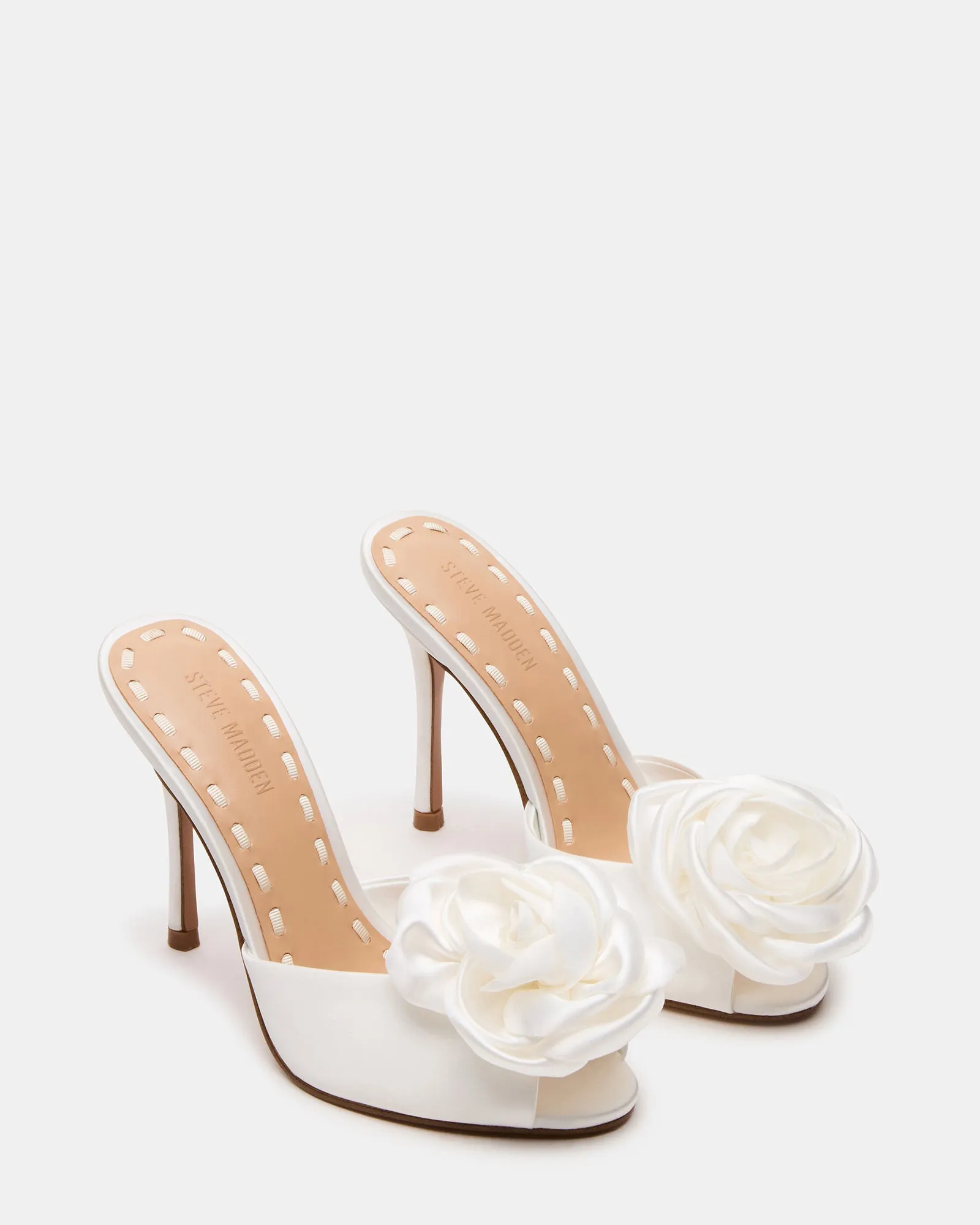 PRIYA FLOWER IVORY SATIN sold by Steve Madden product image thumbnail 3