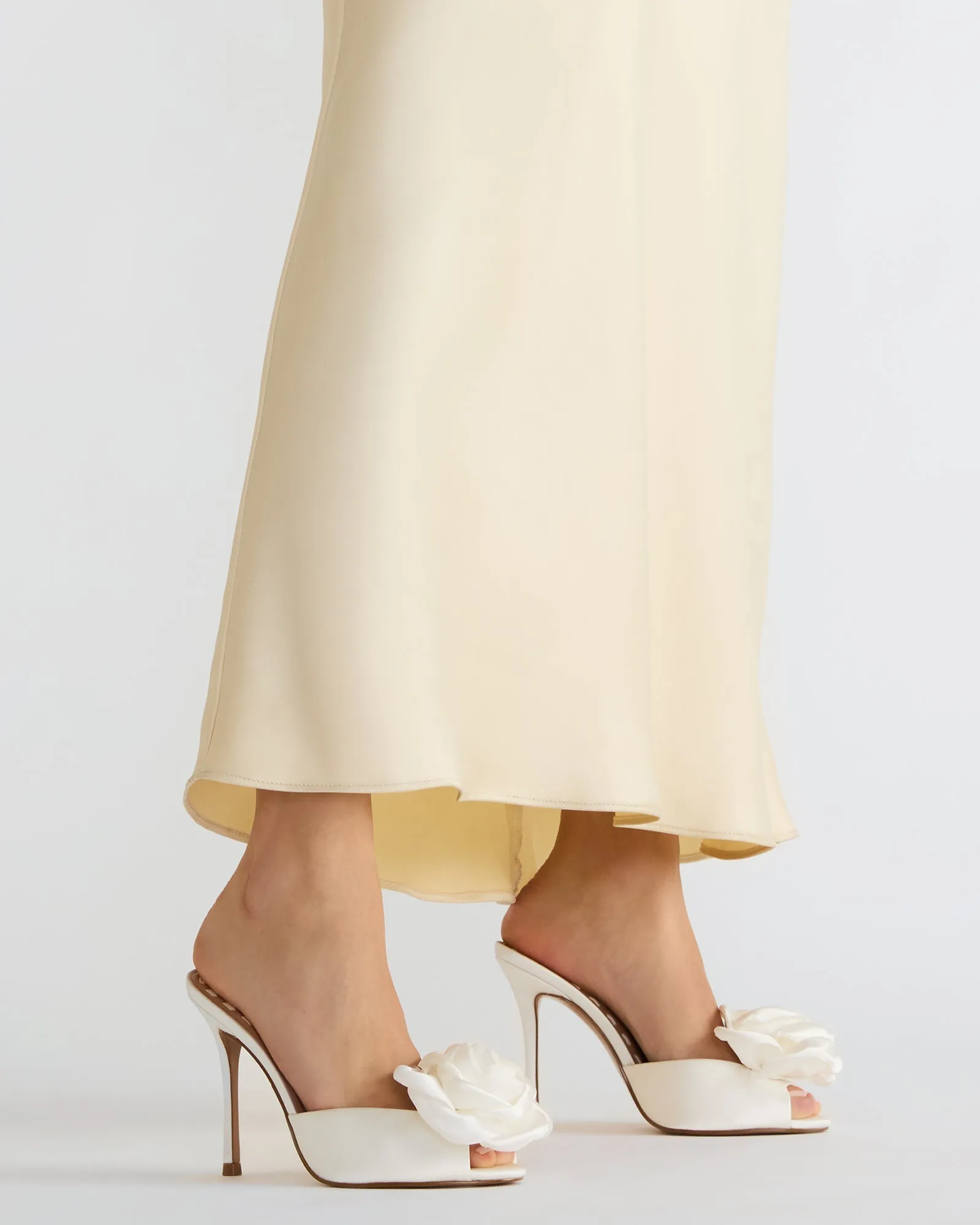 PRIYA FLOWER IVORY SATIN sold by Steve Madden product image thumbnail 2