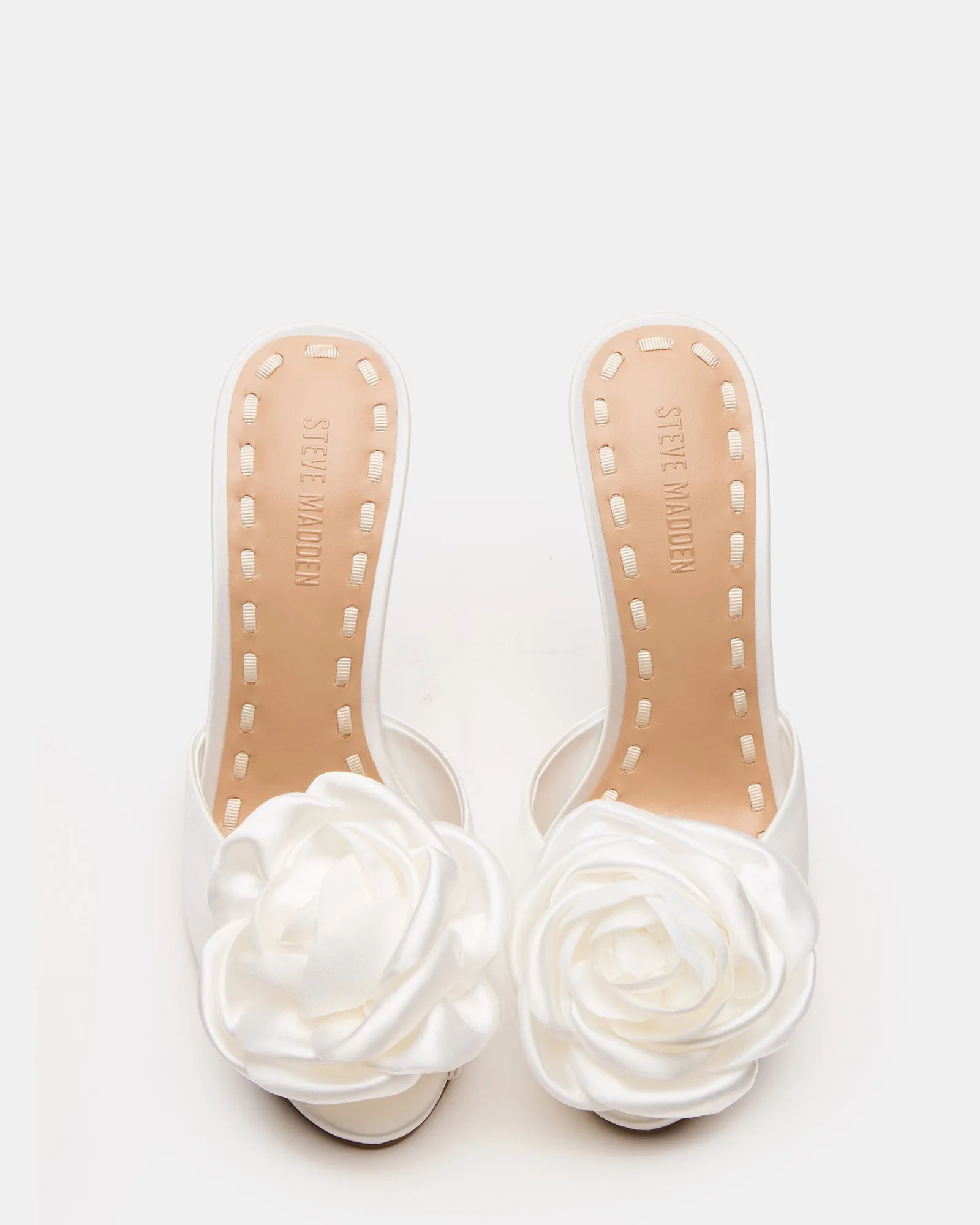 PRIYA FLOWER IVORY SATIN sold by Steve Madden product image thumbnail 5