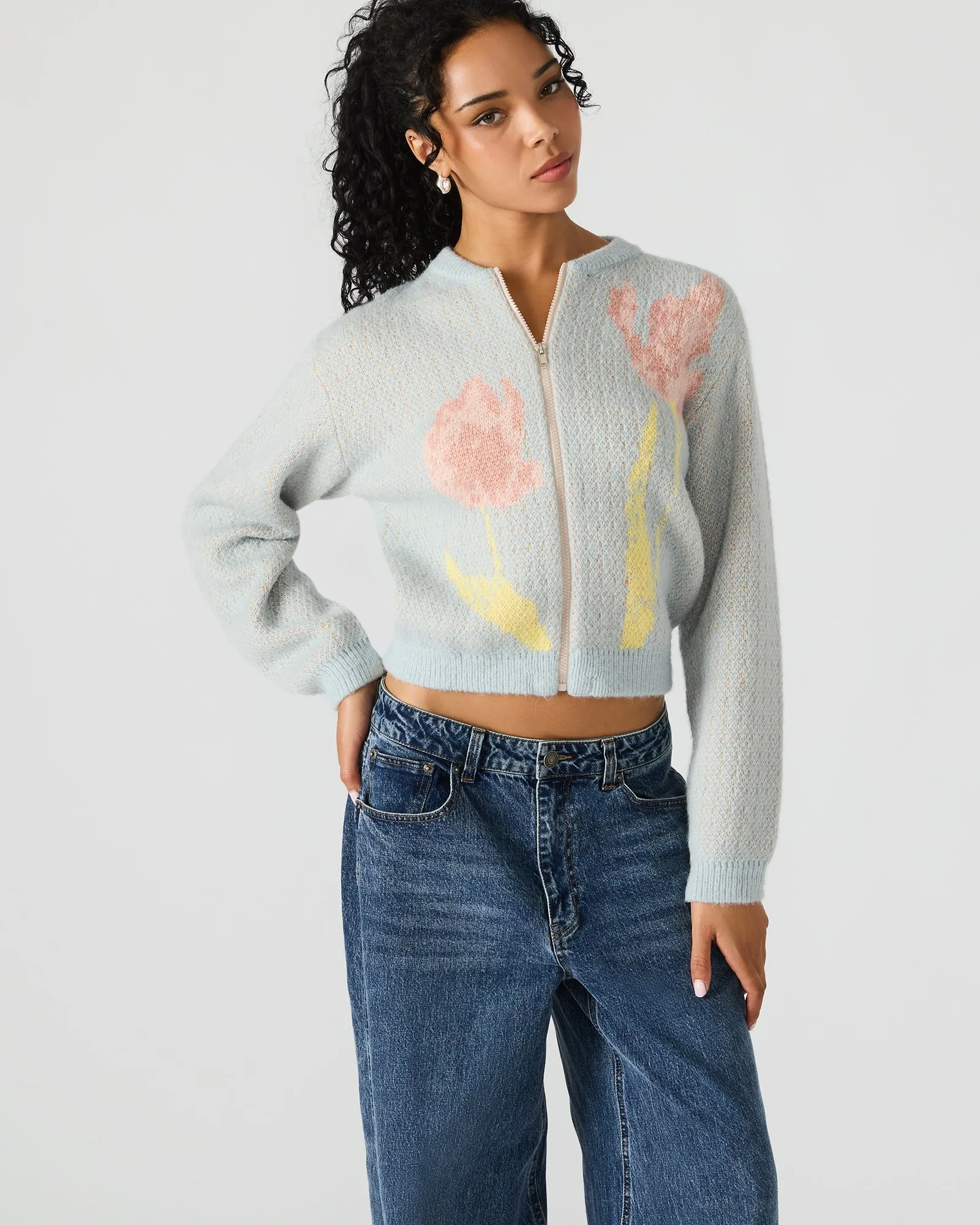 JENA SWEATER JACKET MULTI sold by Steve Madden product image thumbnail 2