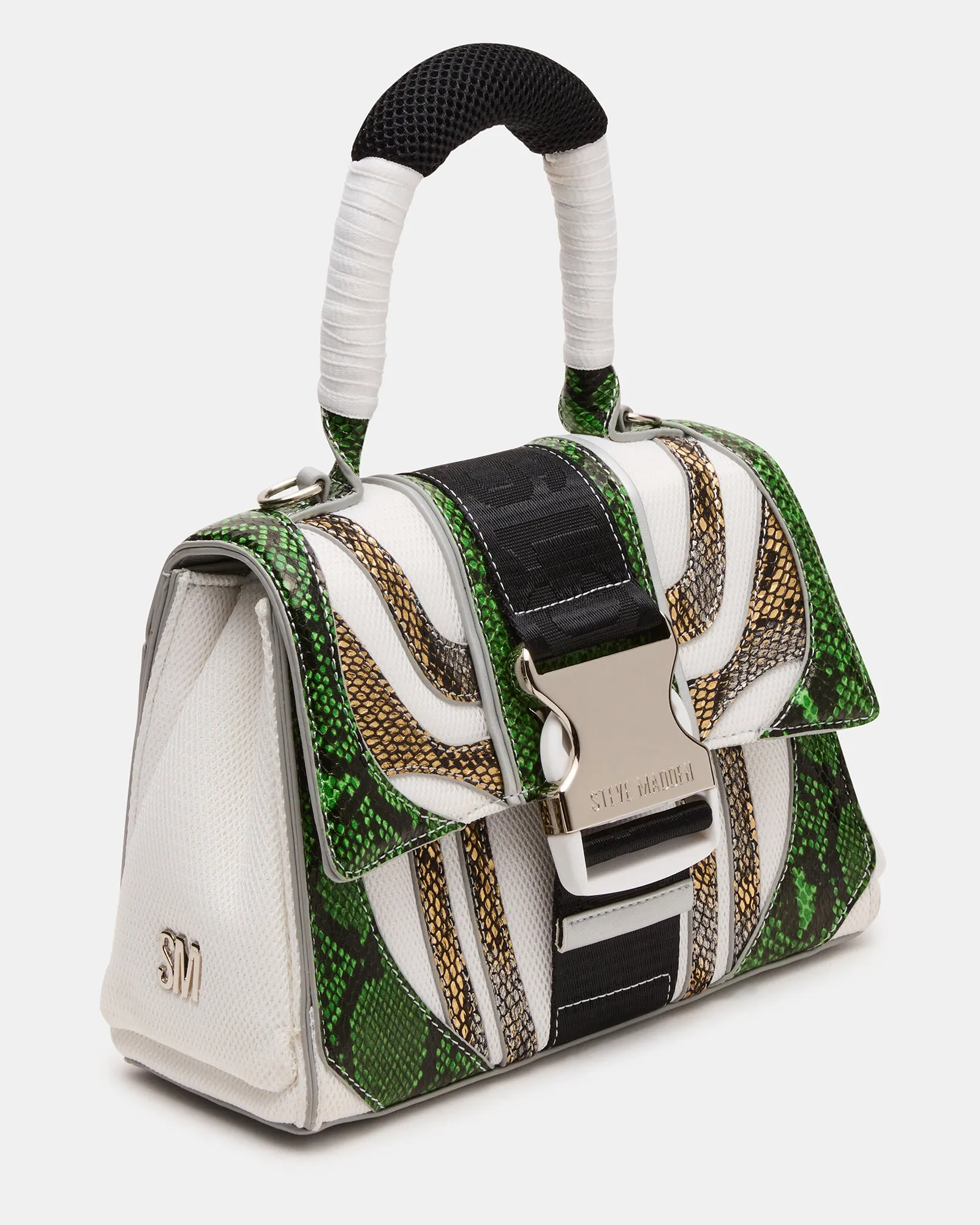 VIPER SNEAKER & DIEGO BAG GREEN METALLIC BUNDLE sold by Steve Madden product image thumbnail 5