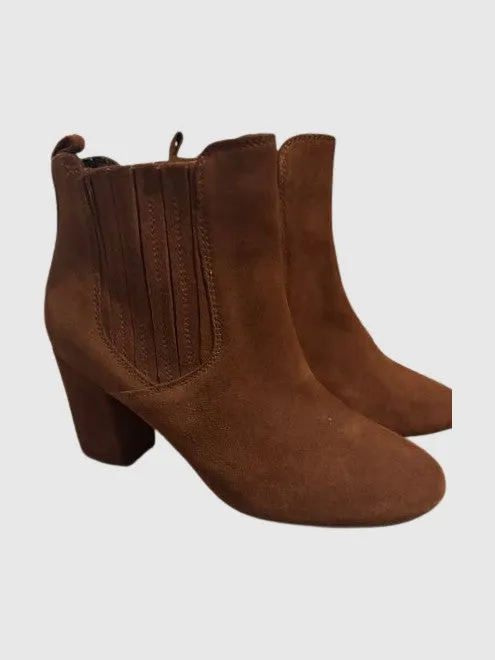 Suede rust booties - SM REBOOTED sold by Steve Madden product image thumbnail 2