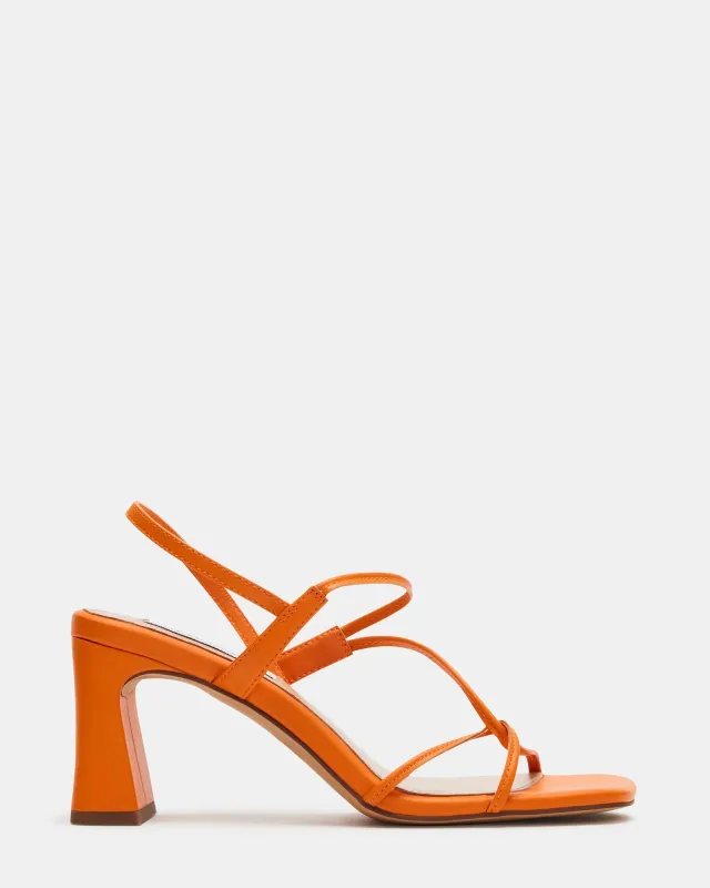 VALORA ORANGE LEATHER - SM REBOOTED sold by Steve Madden