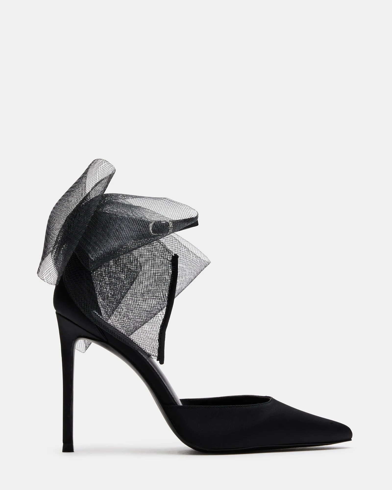 VALENTEEN BLACK SATIN - SM REBOOTED sold by Steve Madden