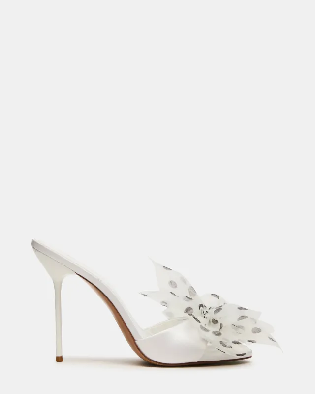 DAVINA TULLE WHITE/BLACK POLKA DOT sold by Steve Madden