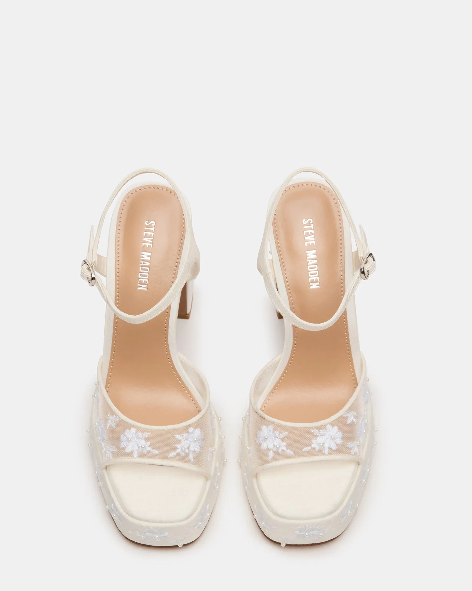LIANDRA EMBELLISHED WHITE MESH sold by Steve Madden product image thumbnail 5