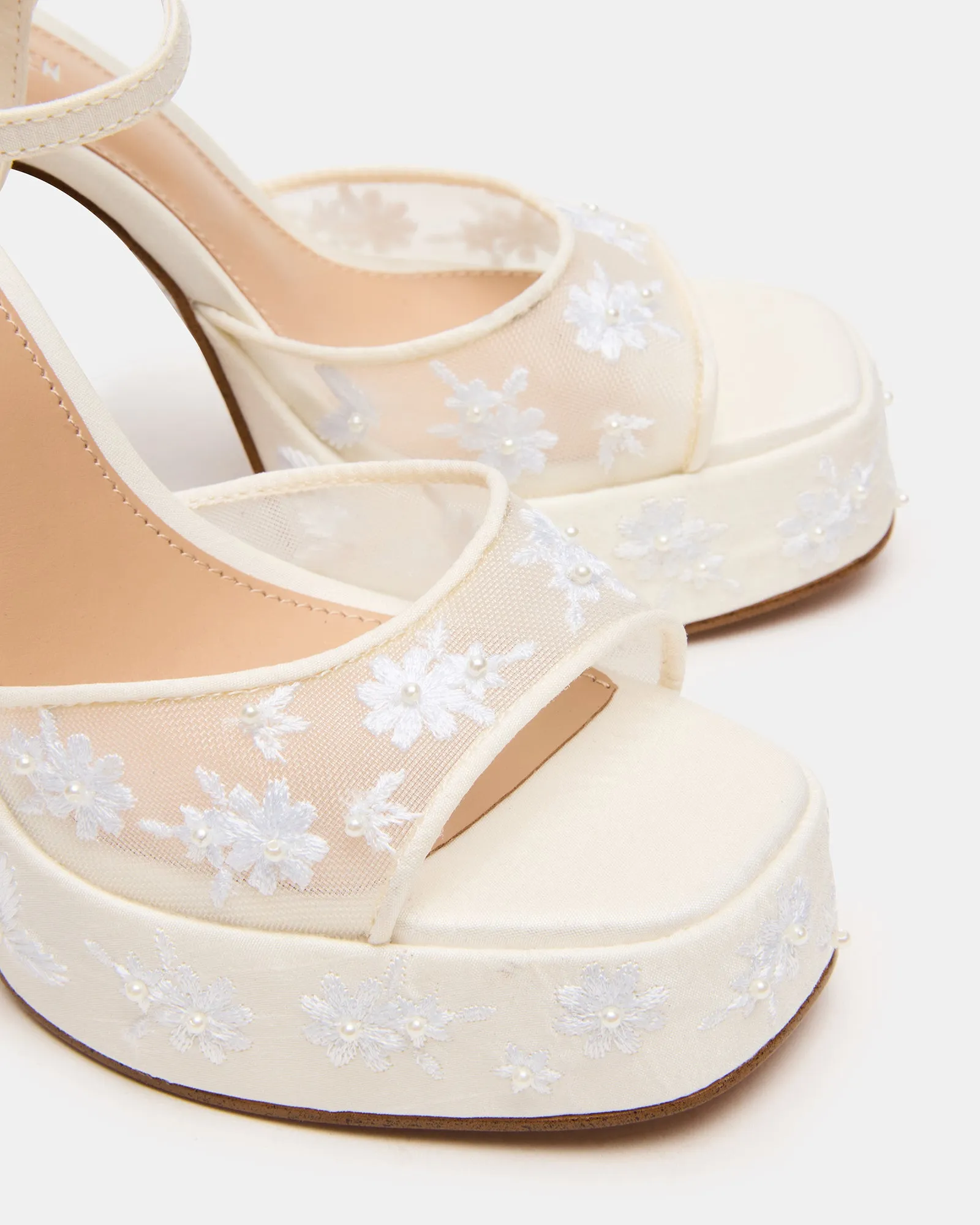 LIANDRA EMBELLISHED WHITE MESH sold by Steve Madden product image thumbnail 4