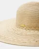 BRAIDED STRAW FLOPPY HAT NATURAL sold by Steve Madden
