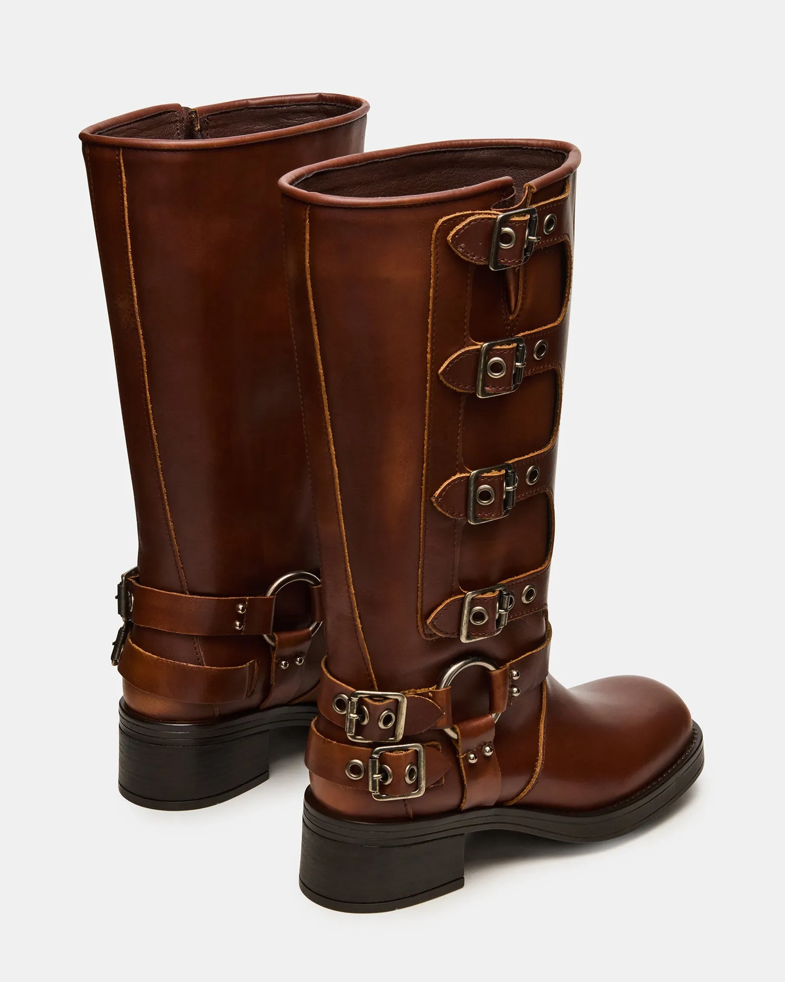 ROCKY COGNAC DISTRESSED WIDE CALF sold by Steve Madden product image thumbnail 5