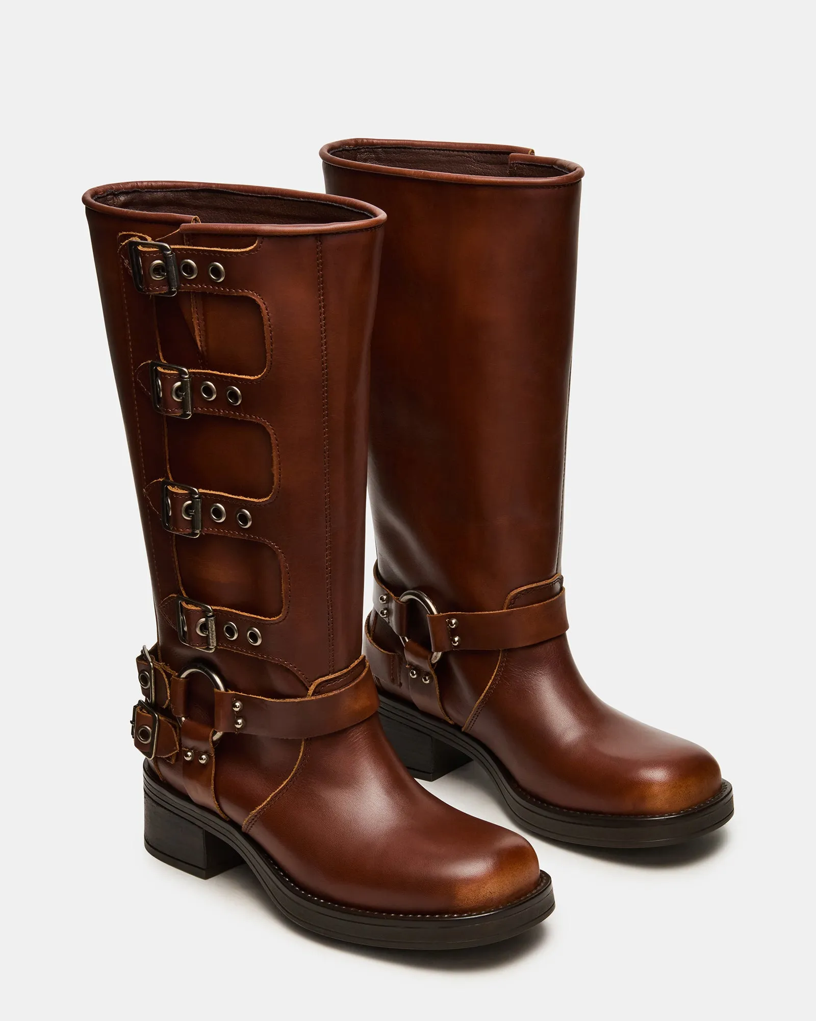 ROCKY COGNAC DISTRESSED WIDE CALF sold by Steve Madden product image thumbnail 2