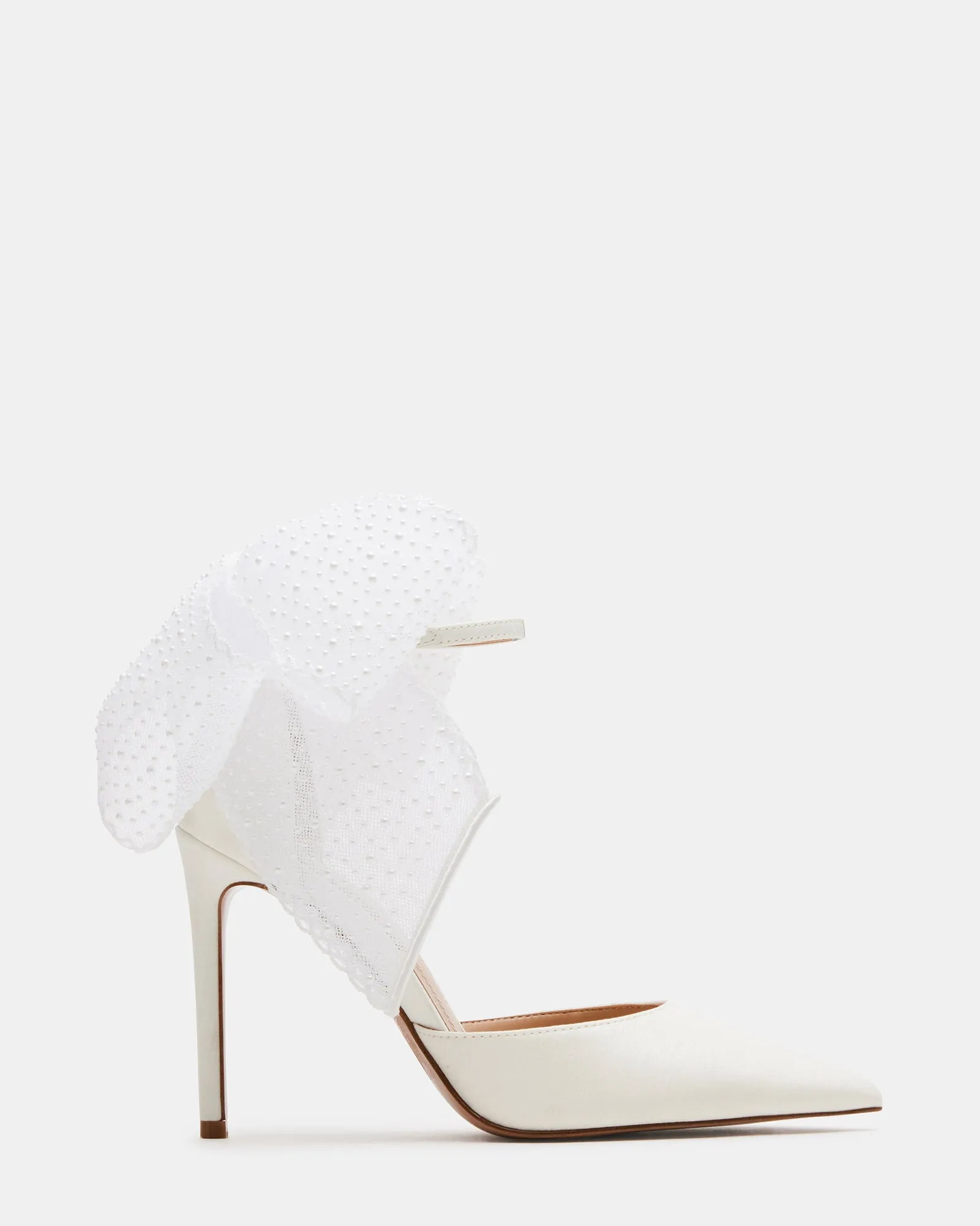 TIMELESS IVORY SATIN sold by Steve Madden