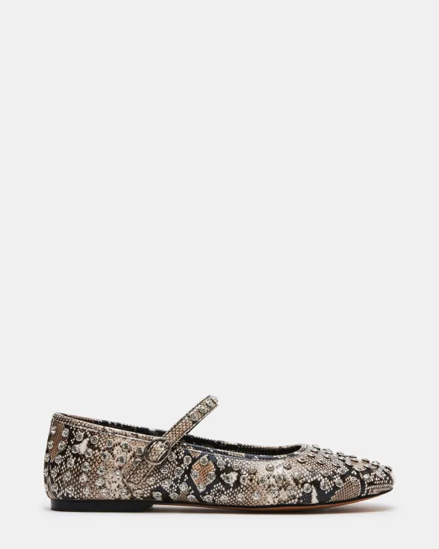 VINETTA NATURAL SNAKE RHINESTONES - SM REBOOTED sold by Steve Madden