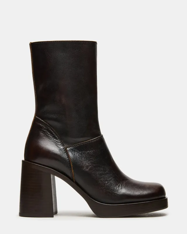 FUSION BROWN DISTRESSED sold by Steve Madden