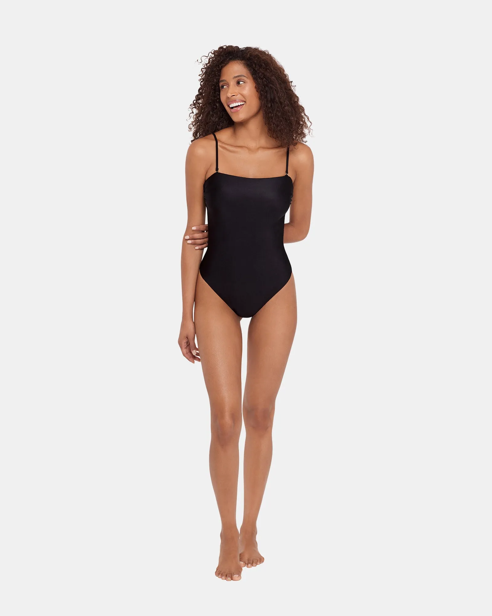 SHINE BRIGHT ONE PIECE SWIMSUIT GREY sold by Steve Madden product image thumbnail 2