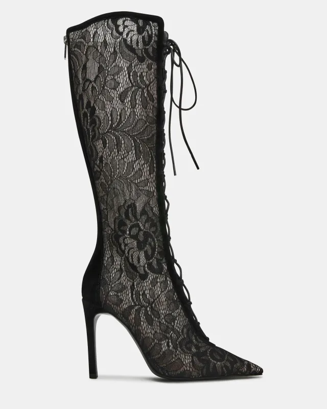 MAXINE BLACK LACE sold by Steve Madden