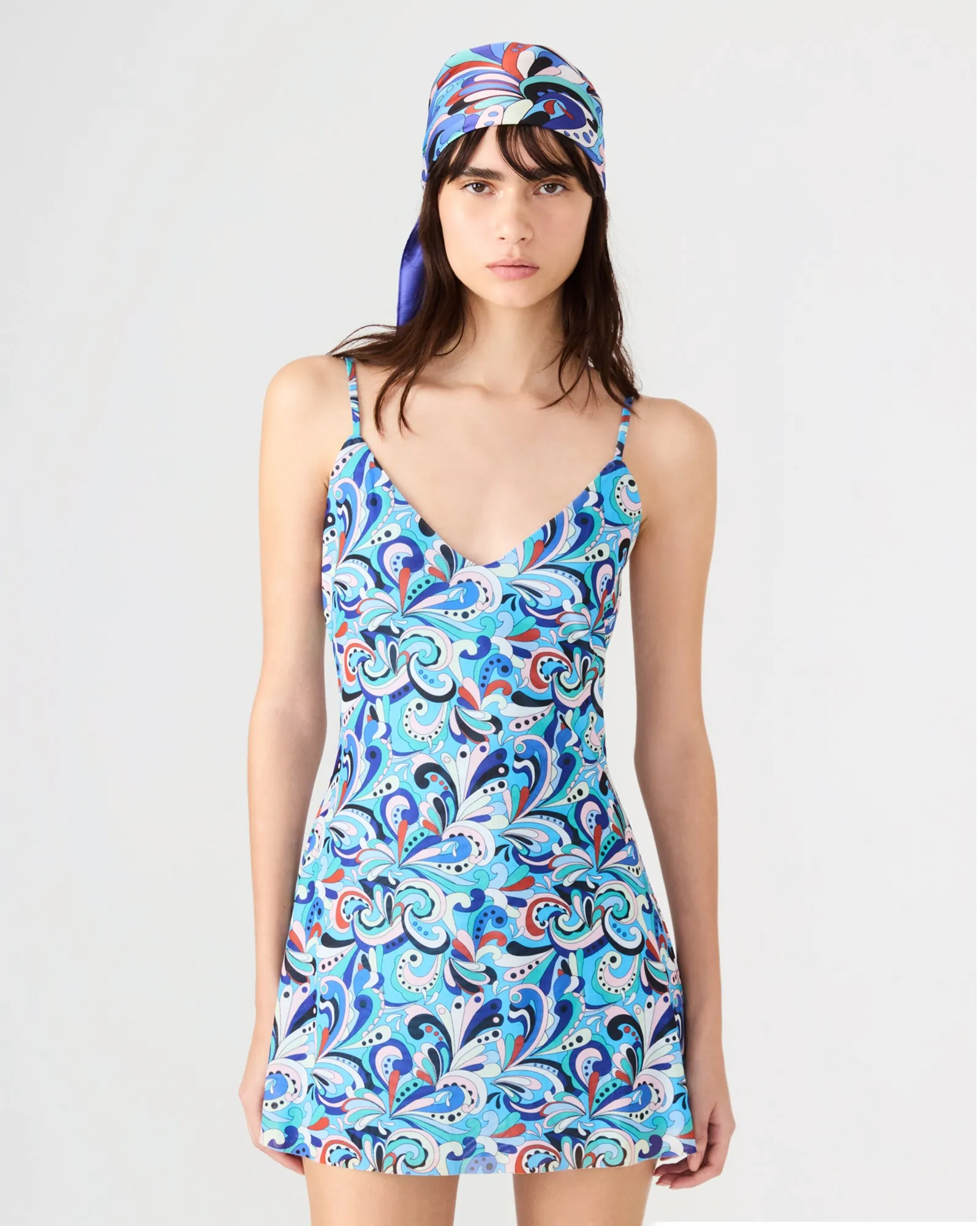 BLUE PRINTED SCARF sold by Steve Madden product image thumbnail 5