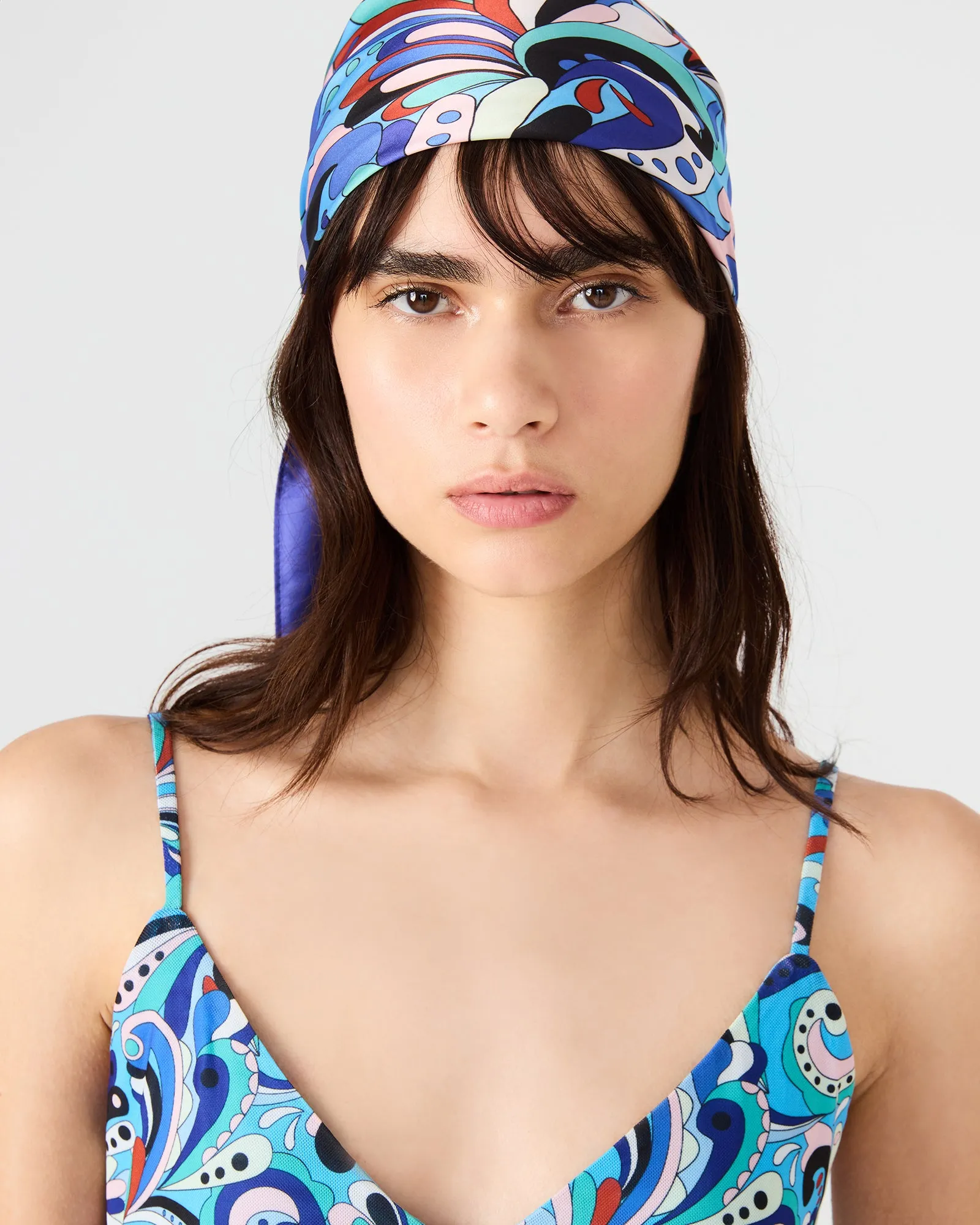 BLUE PRINTED SCARF sold by Steve Madden product image thumbnail 2