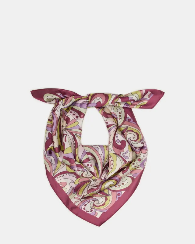 LAVENDAR PRINTED SCARF sold by Steve Madden