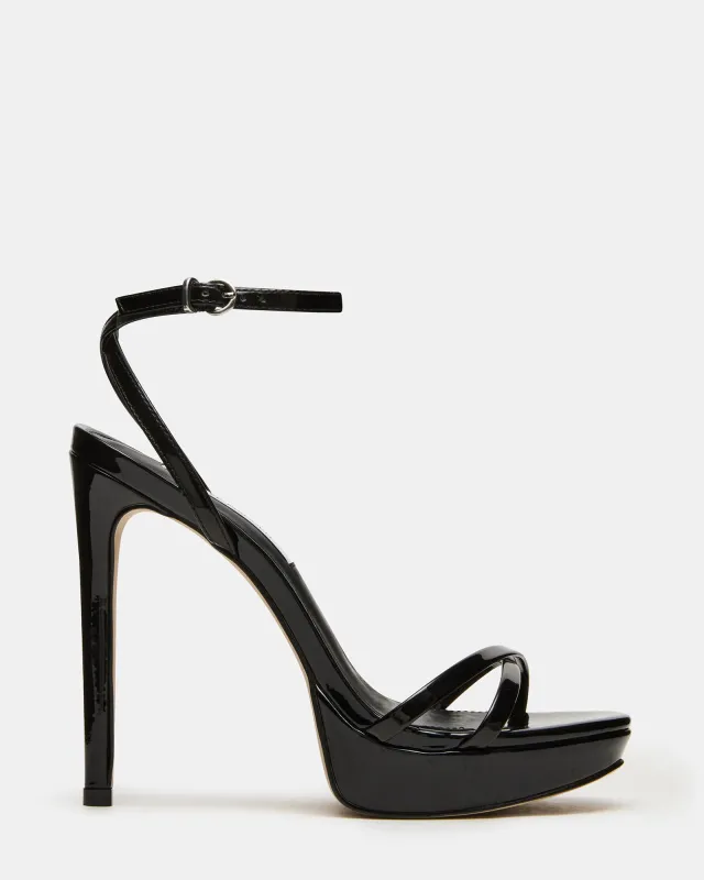 JUNI BLACK PATENT sold by Steve Madden