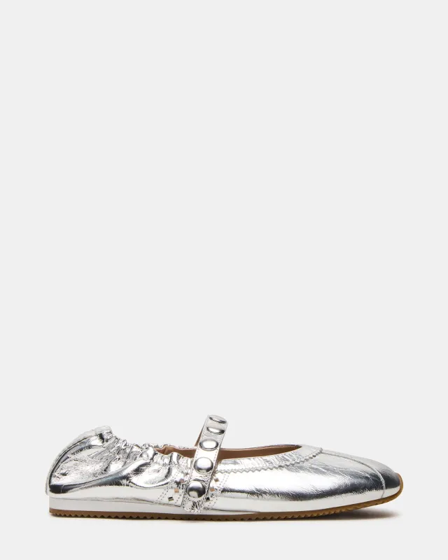 ANAYA SILVER LEATHER STUDS - SM REBOOTED sold by Steve Madden