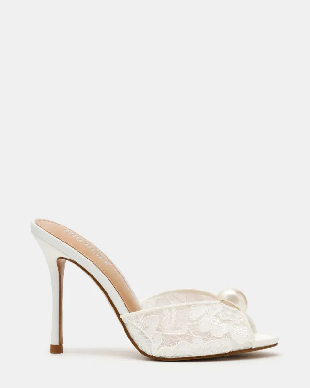 PRIYA PEARL WHITE LACE sold by Steve Madden