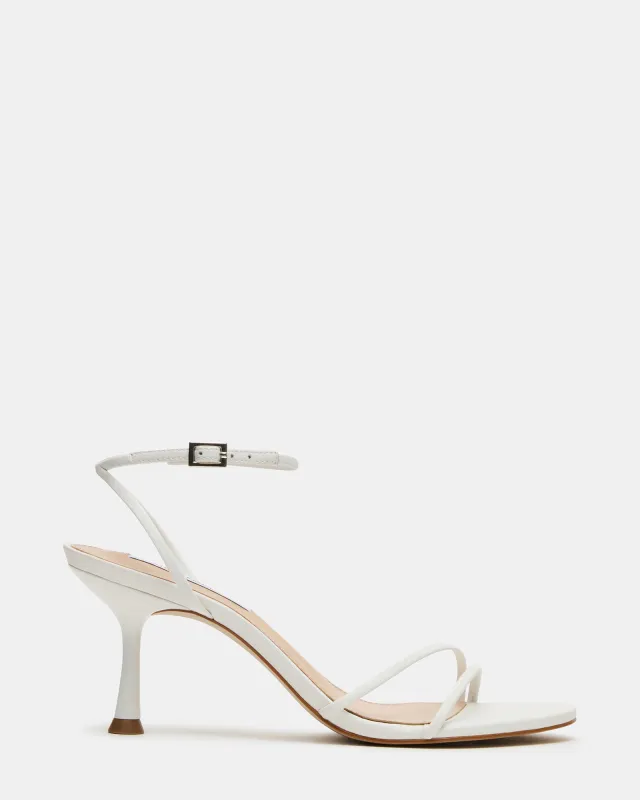 ERAS WHITE LEATHER sold by Steve Madden