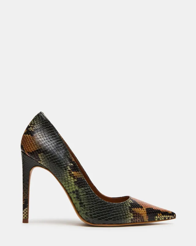NOIR GREEN SNAKE sold by Steve Madden