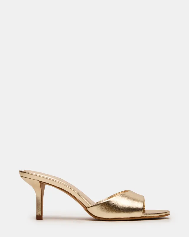 KENDRIX GOLD LEATHER sold by Steve Madden