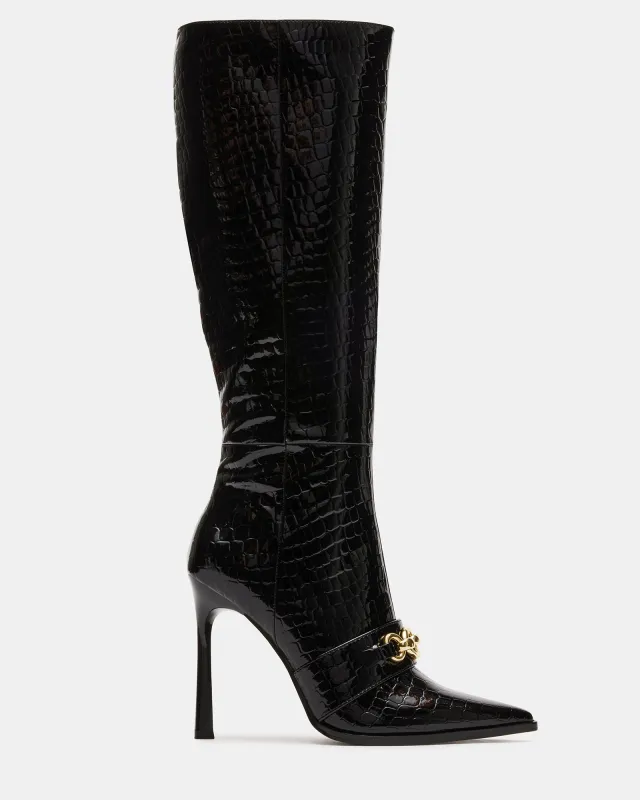 PURSUIT BLACK CROCODILE - SM REBOOTED sold by Steve Madden