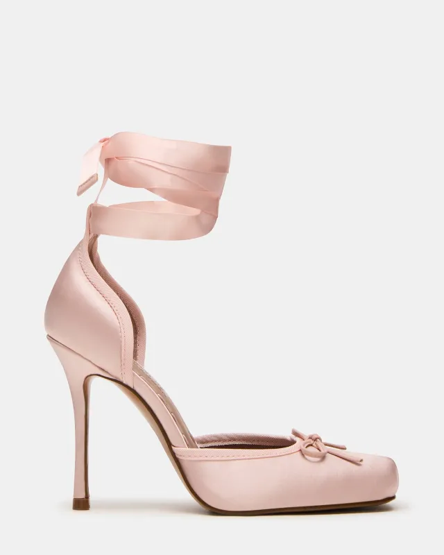 LARINA PINK SATIN - SM REBOOTED sold by Steve Madden