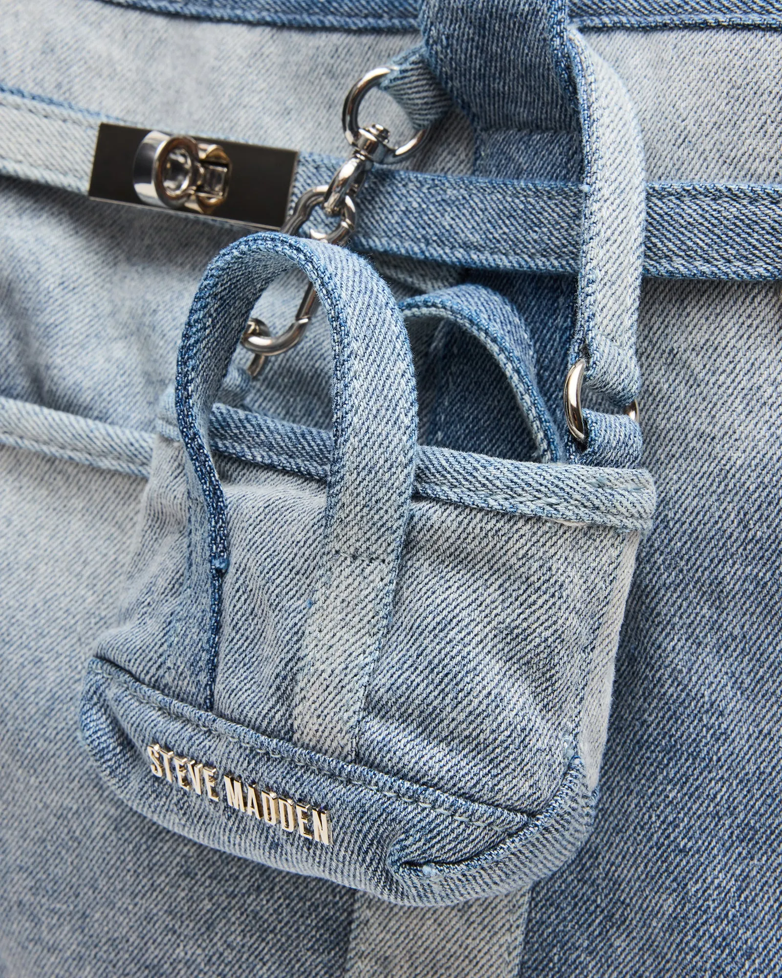 BOAT BAG DENIM sold by Steve Madden product image thumbnail 3