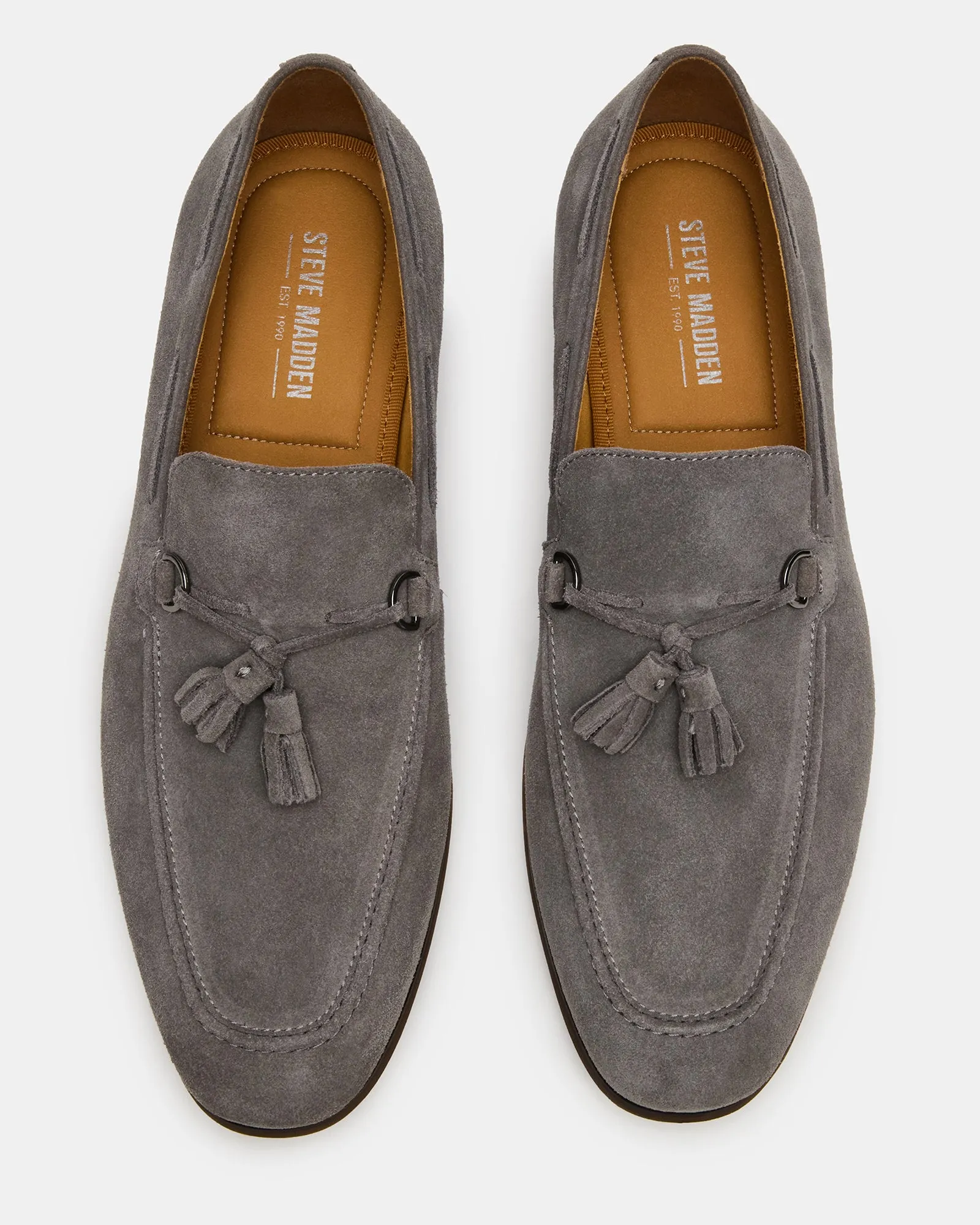 LOGAN LIGHT GREY SUEDE sold by Steve Madden product image thumbnail 4