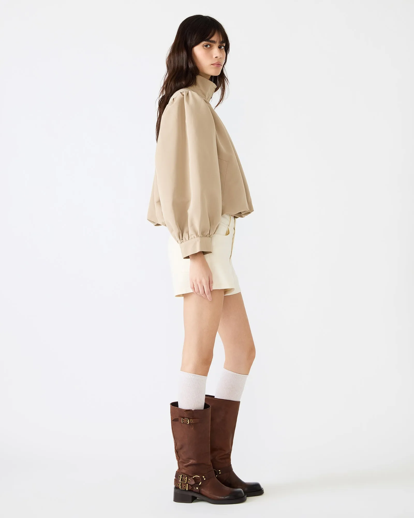 DEEDEE JACKET TAN sold by Steve Madden product image thumbnail 4