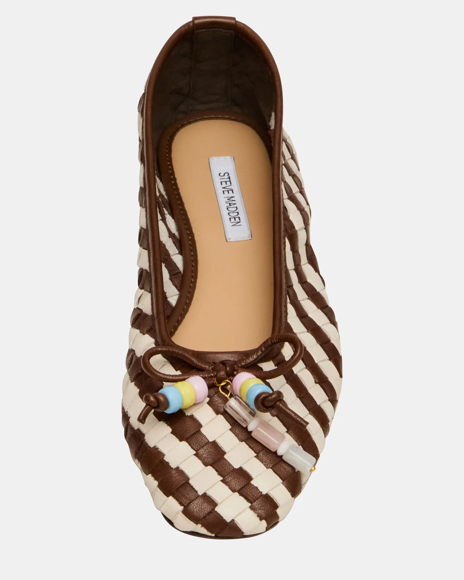 DIVY WHITE/BROWN LEATHER sold by Steve Madden product image thumbnail 4