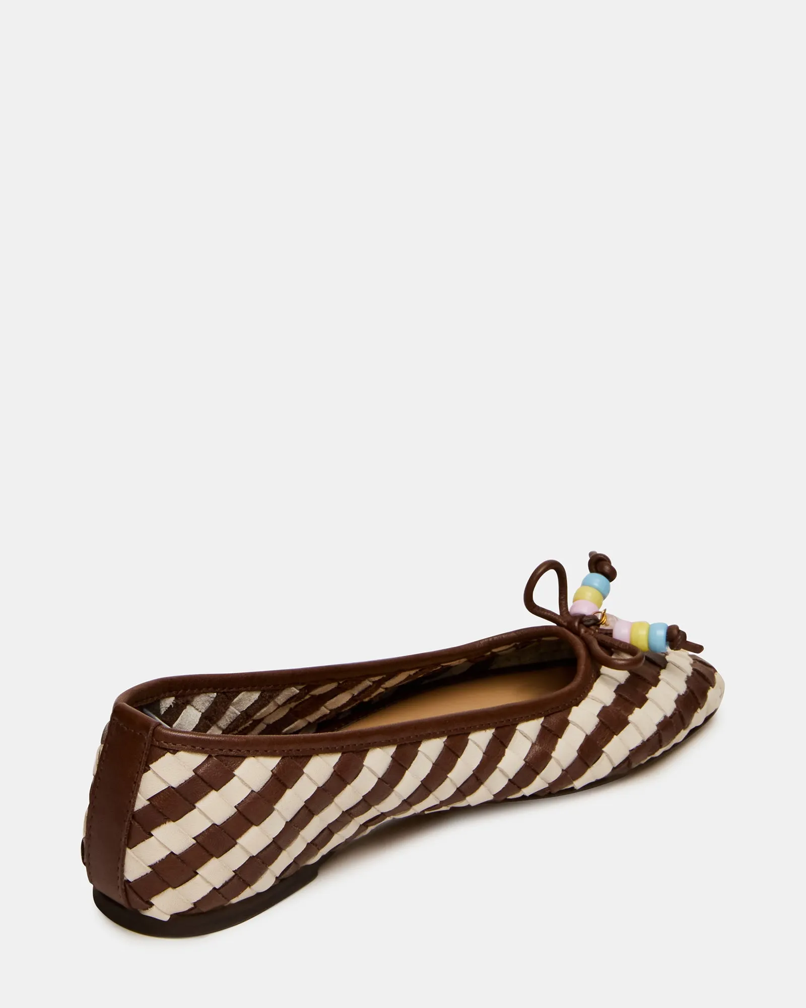 DIVY WHITE/BROWN LEATHER sold by Steve Madden product image thumbnail 5